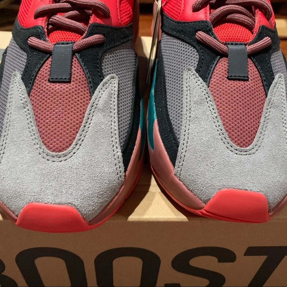 SOLD SOLD !! 2022 Adidas Yeezy Boost 700 Hi-Res Red, new with tags . Size 12. - Picture 6 of 13
